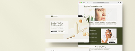 Website landing page examples